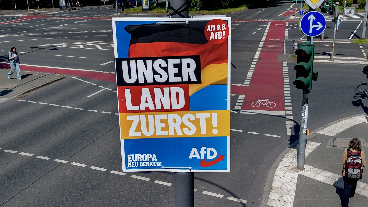 Almanya'da 2. Dünya Savaşı'ndan sonra bir ilk! Aşırı sağ seçimde birinci çıktı Almanya yerel seçimleri: AfD, Thüringen'de kazanan ilk aşırı sağcı parti  olma yolunda | Euronews