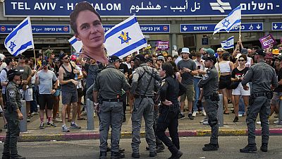 Protestierende in Israel.