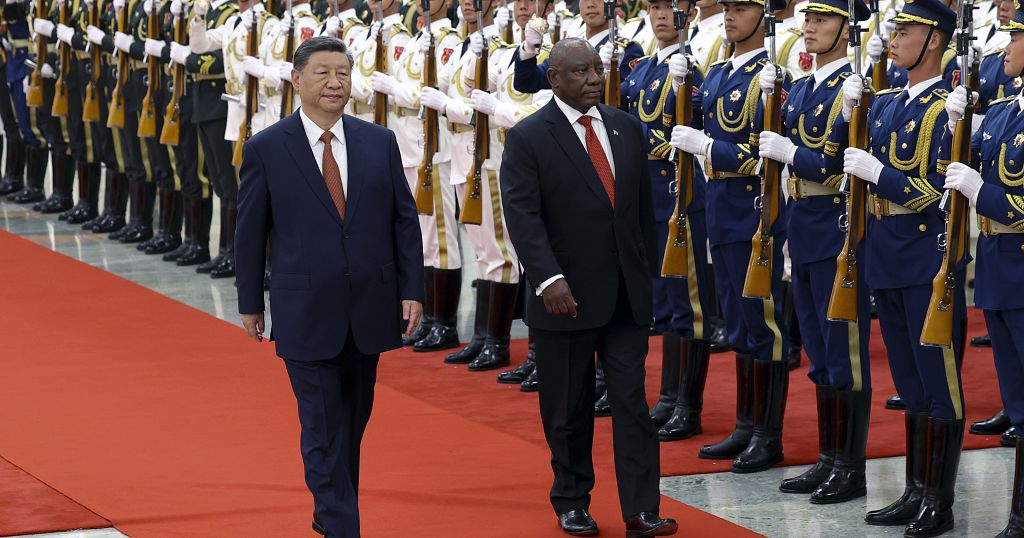 South Africa, China vow stronger ties as Ramaphosa starts state visit