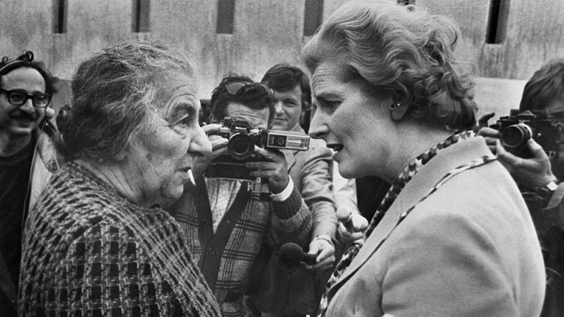 Golda Meir és Margaret Thatcher, a két 'Vaslady' - 1975, Tel Aviv