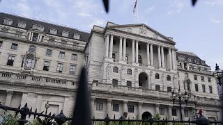 Londra'da bulunan İngiltere Bankası.