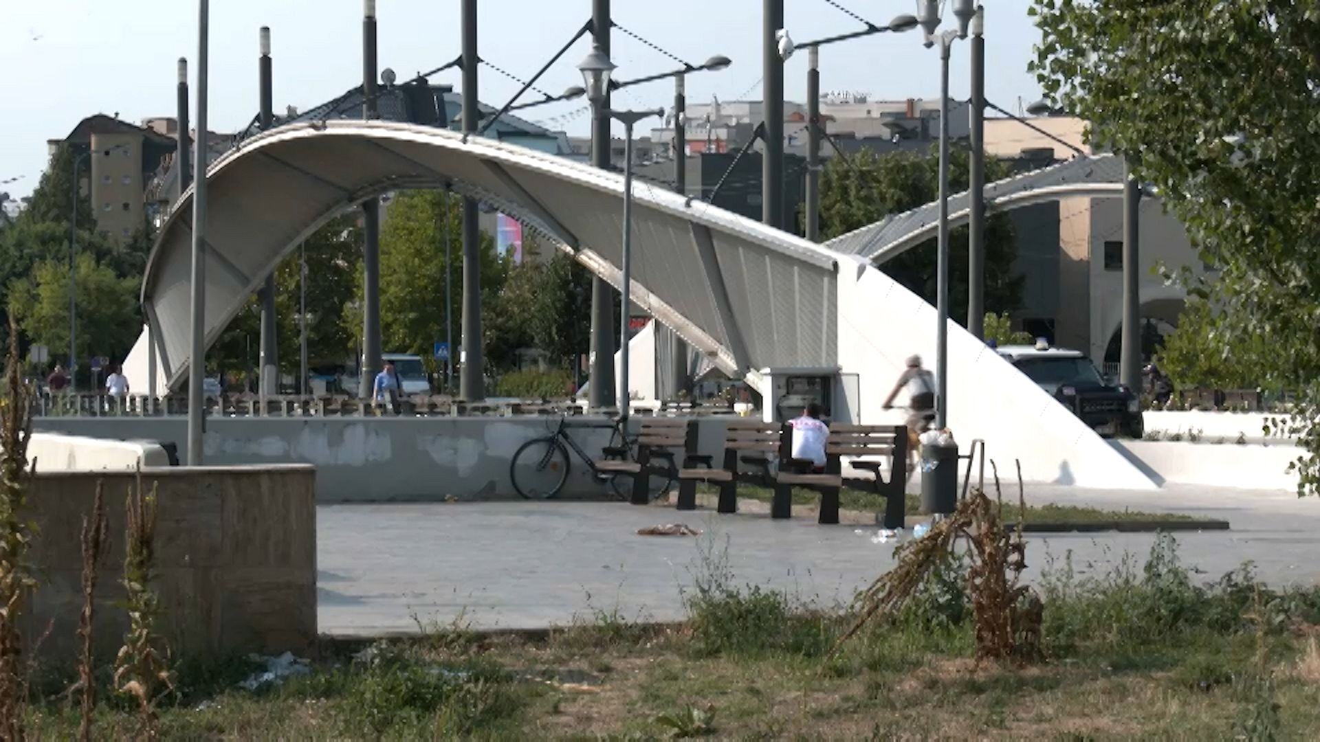 Vehicle Access For Bridge Separating Kosovo's Ethnic Serbians And ...