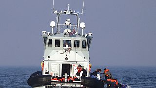 Un bateau des gardes côtes 