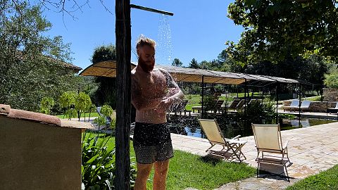 More than half of the water used at the Can Buch hotel comes from the rain