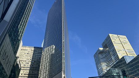 Paris finance district, La Défense. August 2024.