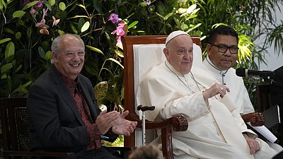 Le pape François a été accueilli mercredi par une foule enthousiaste à Jakarta, la capitale indonésienne. 