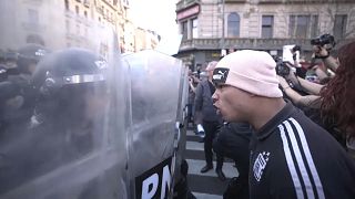 Un manifestant à Buenos Aires le 4 septembre 