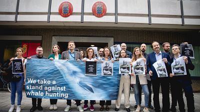 Eurodeputati hanno protestato a Bruxelles chiedendo il rilascio dell'ambientalista Paul Watson 