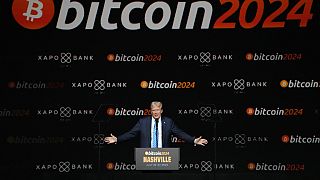 Donald Trump da un discurso en la Conferencia Bitcoin 2024 en Nashville, EE.UU.