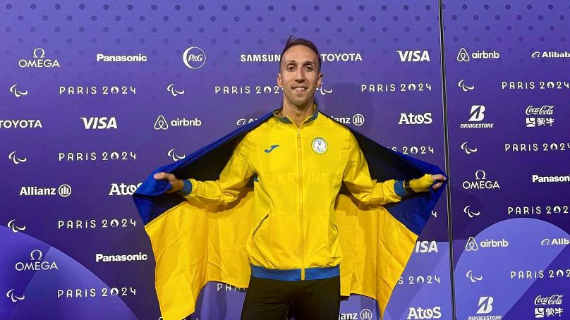 L'athlète paralympique ukrainien Oleksandr Lytvynenko 