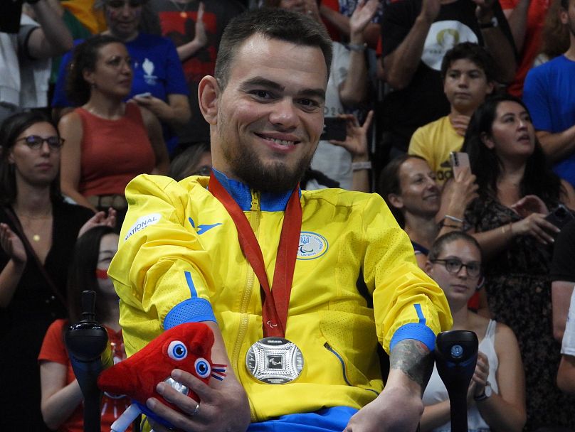 Ukrainian paralympian swimmer Anton Kol