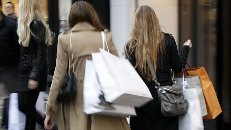 File photo of Paris shoppers