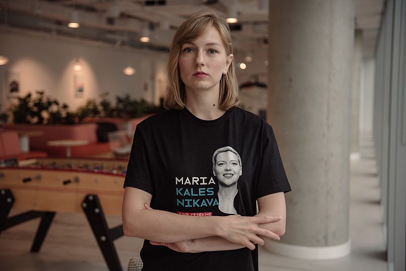 Inna Kavalionak of Politzek, which is an organisation advocating for the release of political prisoners in Belarus. 