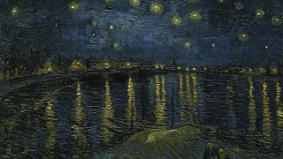 Starry Night on the Rhone (1888) by Vincent van Gogh