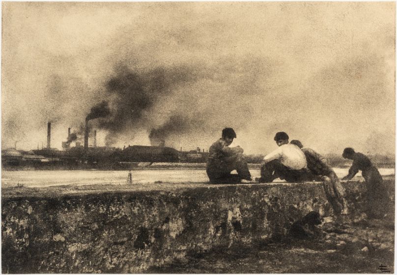 "Retrato de homens e paisagem do País Basco" (1901- 1914) de Céline Laguarde