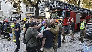 Des fragments d'un drone russe sont tombés sur un village à la périphérie de Lviv, dans l'ouest de l'Ukraine, jeudi 5 septembre. 