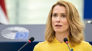 Kaja Kallas, ehemalige estnische Premierministerin und Kandidatin für das Amt der Hohen Vertreterin für Außenpolitik der EU