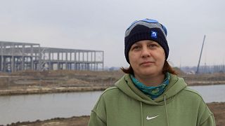 Mikepércs resident Éva Kozma fears CATL's factory will turn her neighbourhood into a 'battery wasteland'.