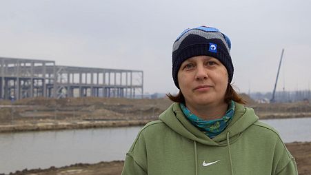 Mikepércs resident Éva Kozma fears CATL's factory will turn her neighbourhood into a 'battery wasteland'.