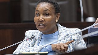 South Africa's justice minister denies corruption in bank scandal