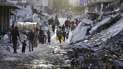 Εκτοπισμένοι Παλαιστίνιοι στην Λωρίδα της Γάζας