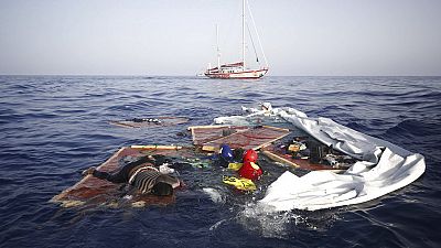 Un'imbarcazione naufragata nel Mediterraneo