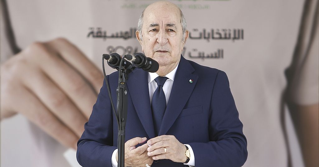 Abdelmajid Tebboune sworn in for a second term as Algeria’s president, after court confirmed victory