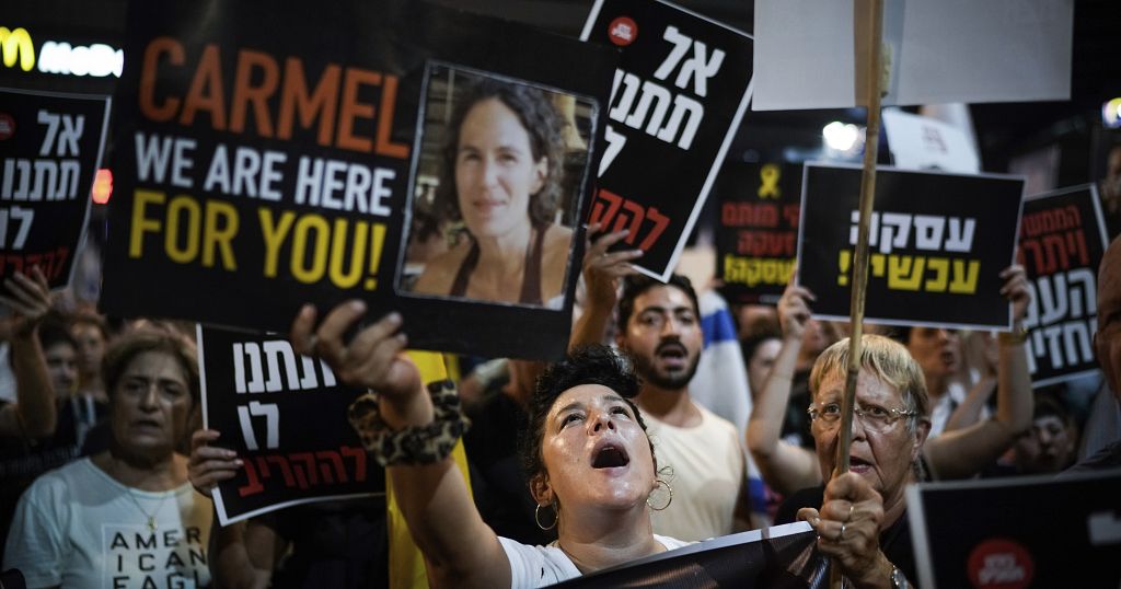 Heartbroken relatives of hostages protest against Netanyahu’s failure to secure deal