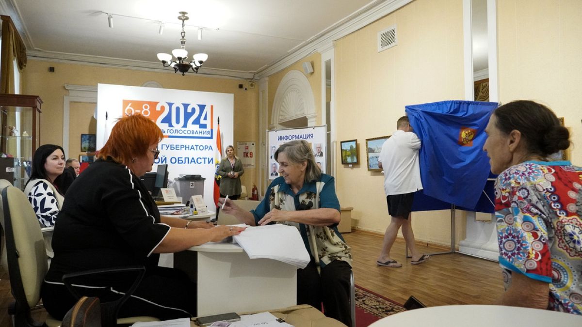 Russia votes in regional and municipal elections including Ukrainian-controlled Kursk