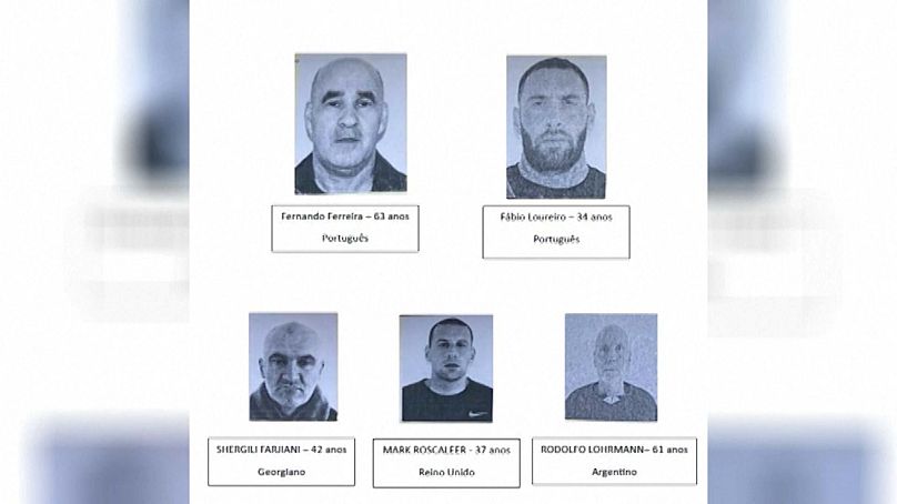 Les prisonniers qui se sont évadés près de Lisbonne. 