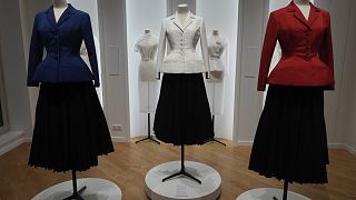 LVMH showcases Dior creations in blue, white and red, the colours of the French flag for the Paris 2024 Summer Olympics