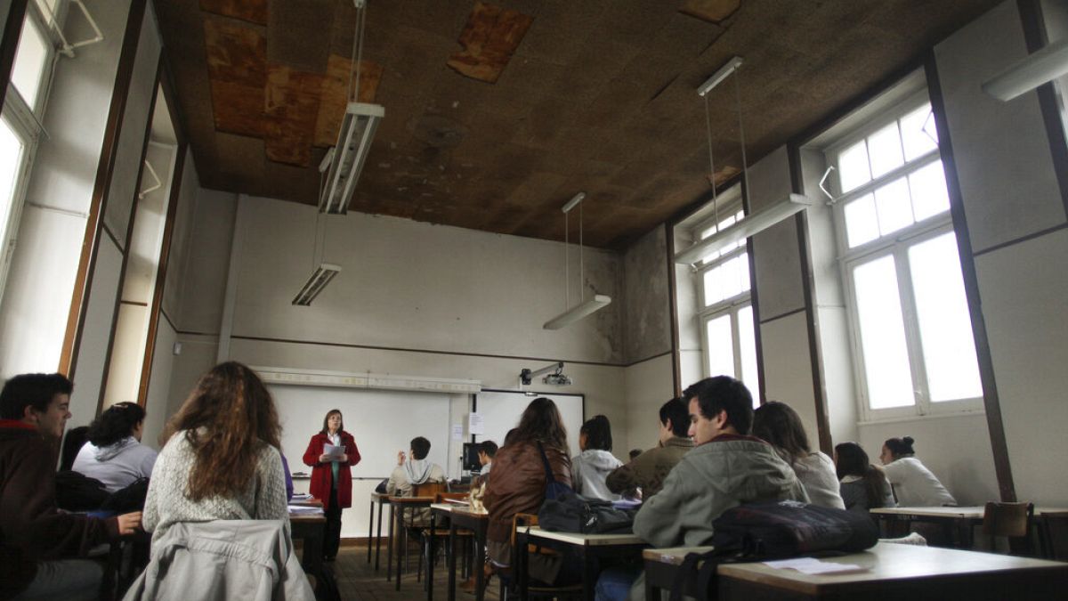 Escuela en Portugal. 