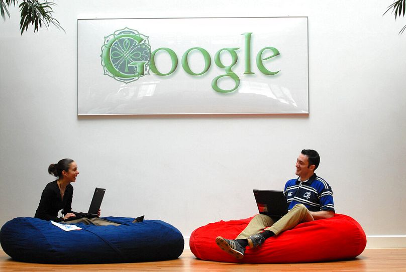 Les bureaux de Google, au sein de leur siège européen à Dublin