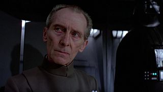 Peter Cushing in the 1977 film