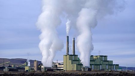 Steam billows from a coal-fired power plant.