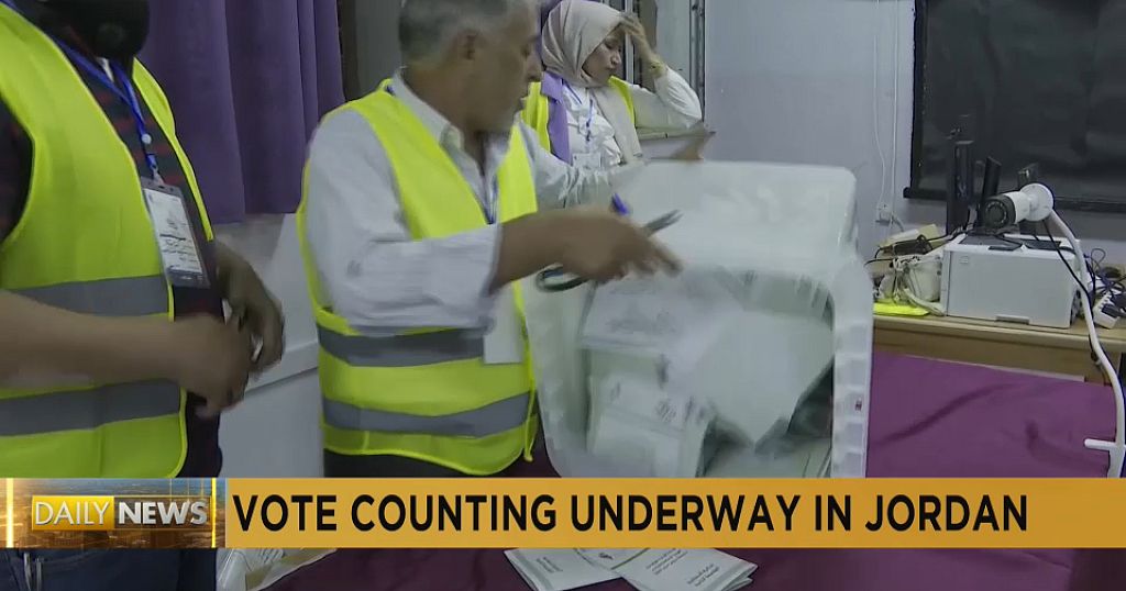 Vote counting underway in Jordan following parliamentary polls