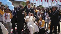 El Papa Francisco en Timor Oriental. 