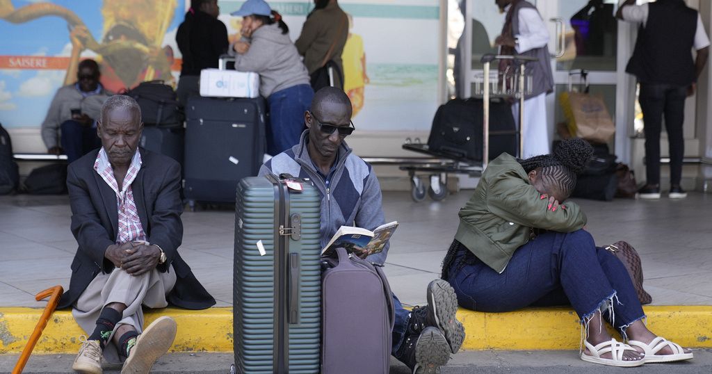 Flights grounded at Kenya’s main airport as workers protest against Adani deal