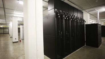 A server room in a new data center, Intergate.Manhattan, is shown in New York, Wednesday, March 20, 2013. 