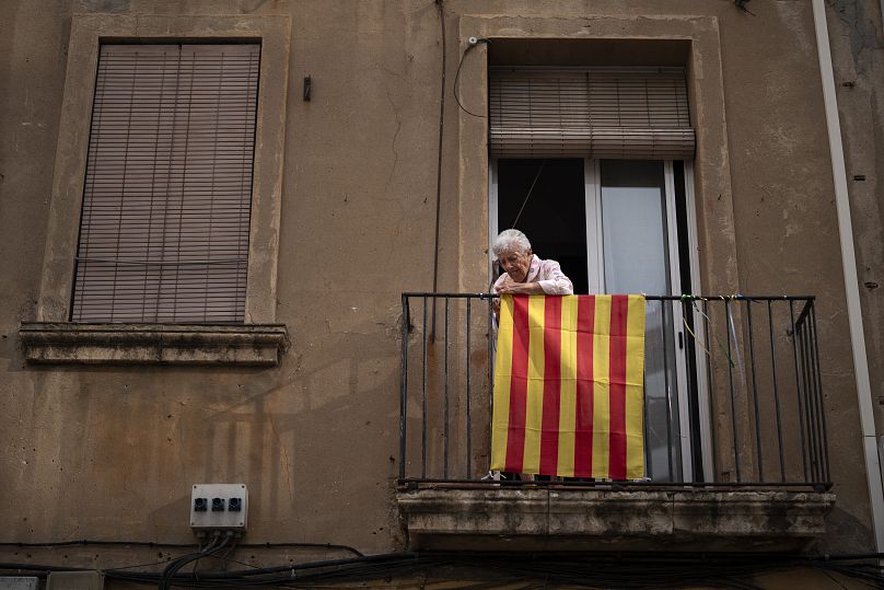 A Diada alkalmából sok házra kikerül a katalán zászló