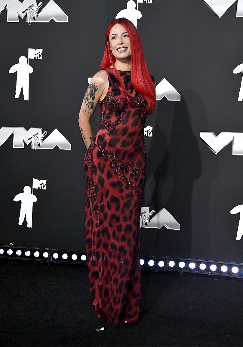 Halsey arrives at the MTV Video Music Awards on Wednesday, 11 September 2024.