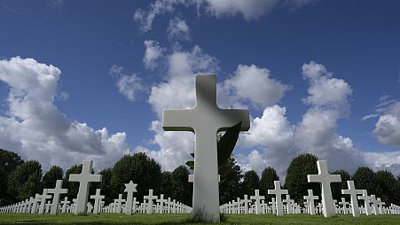 Auf dem Margraten-Friedhof in den Niederladen sind über 8.000 US-Soldaten begraben.