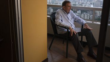 Edmundo González Urrutia en una entrevista en su casa, en Caracas, en mayo de 2024.