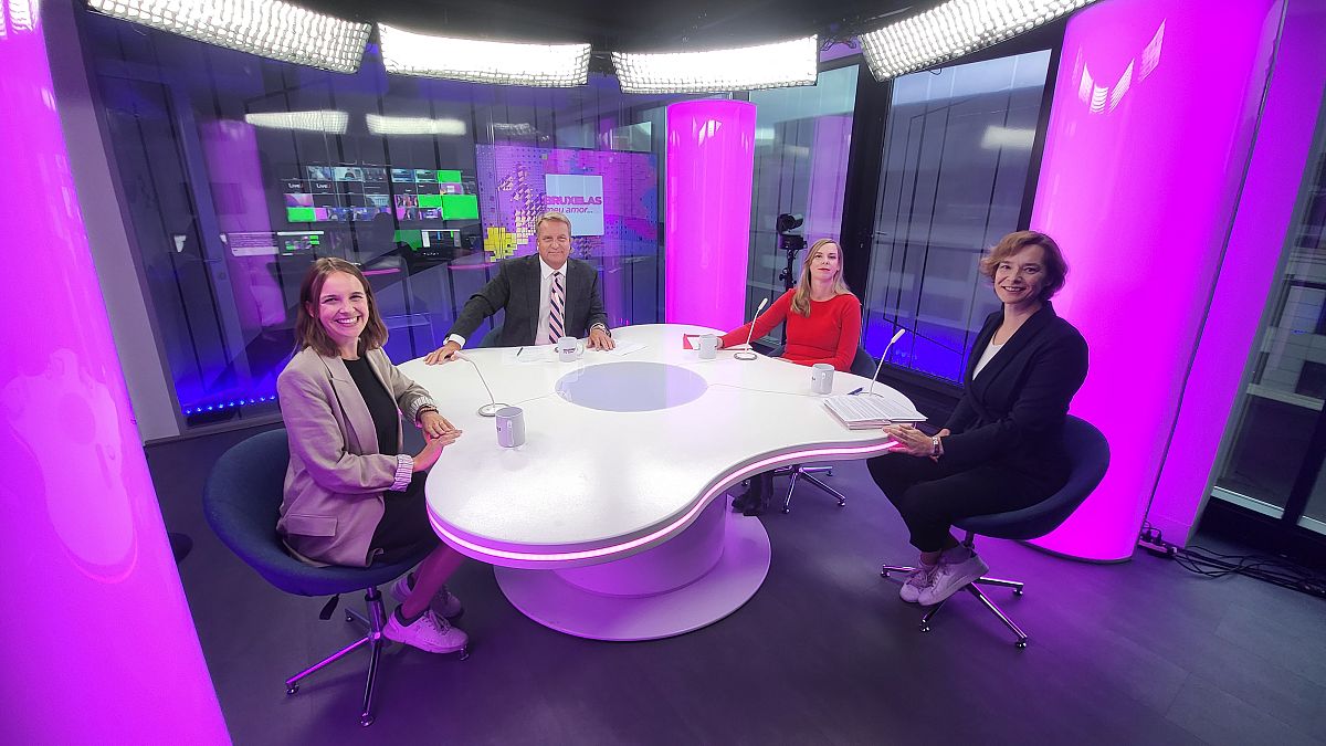 Die Runde bei Stefan Grobe in unserem Brüsseler Studio diese Woche