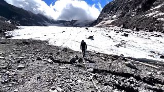 Der berühmte Dosdè-Gletscher verliert immer mehr Eis und Schnee.