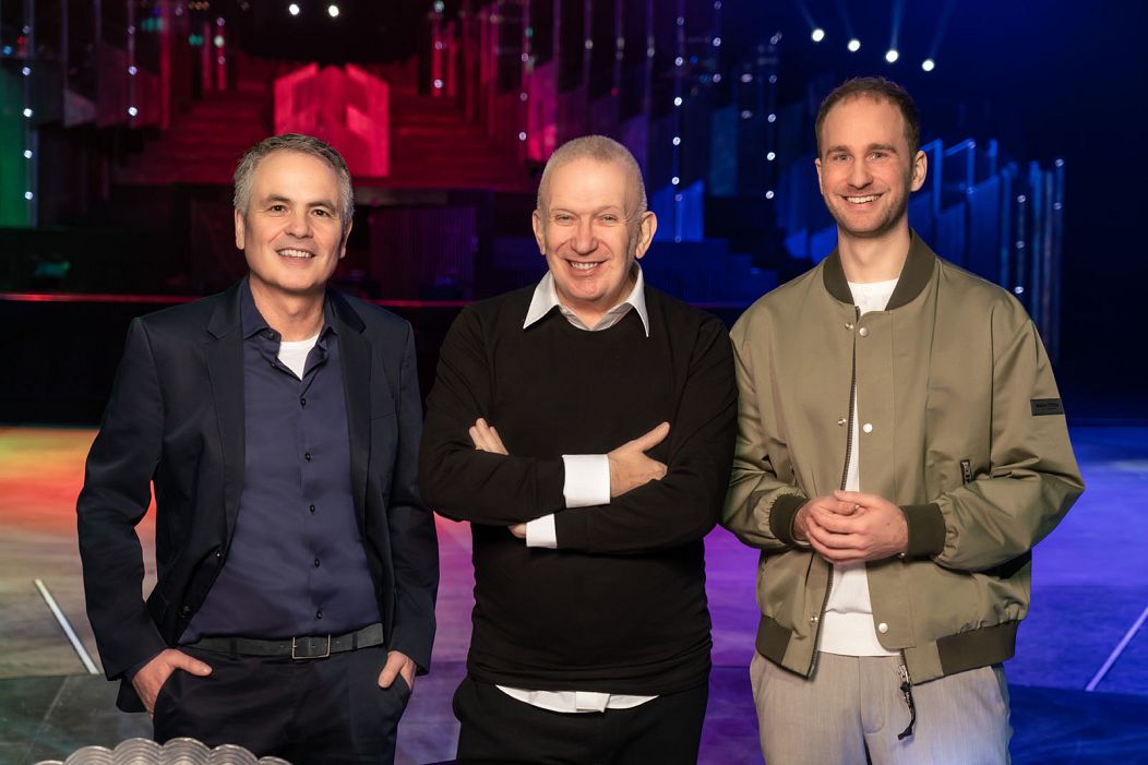 General Director of the Palast Dr. Berndt Schmidt with Gaultier and Hoppmann