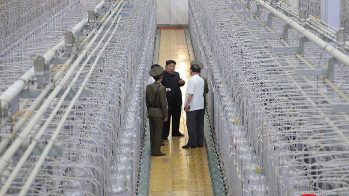 North Korea gives glimpse of secretive uranium facility as Kim pushes for more nukes