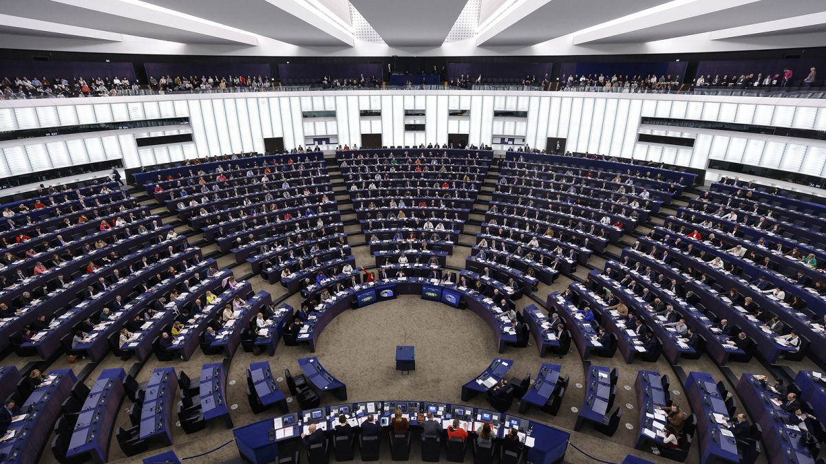 Pleno del Parlamento Europeo en Estrasburgo