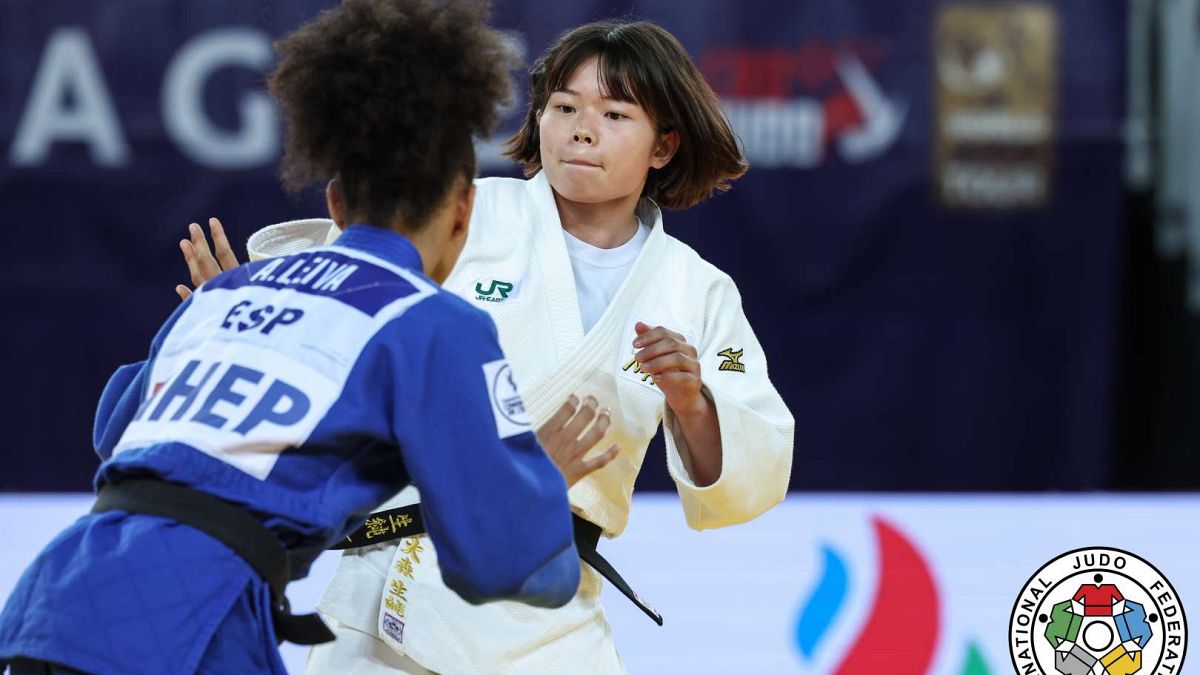 La Japonaise Kisumi Omori, a remporté sa troisième médaille d'or au Grand prix de judo de Zagreb.