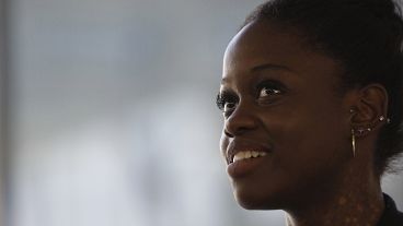 This Monday July 9, 2012 photo shows dancer Michaela DePrince in Johannesburg.